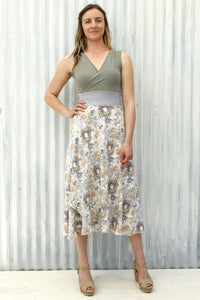 Waterflower Wrap Dress