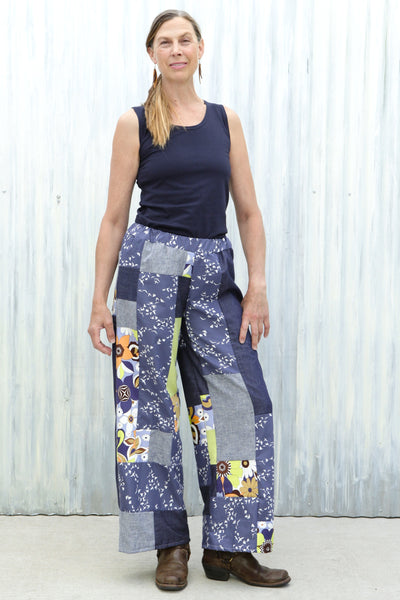 Flower Power Patchwork Pants