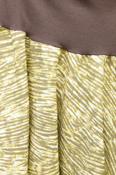 Gold Stripe Palazzo Capris (M Prototype)