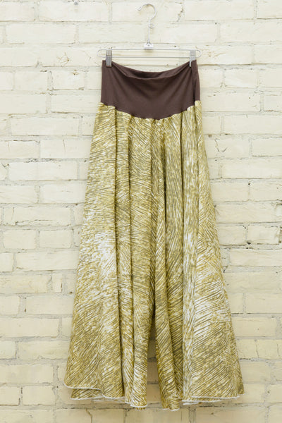 Gold Stripe Palazzo Capris (M Prototype)