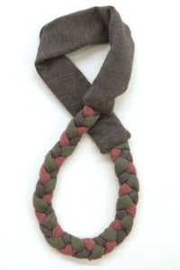 Easy Gray Braided Headband