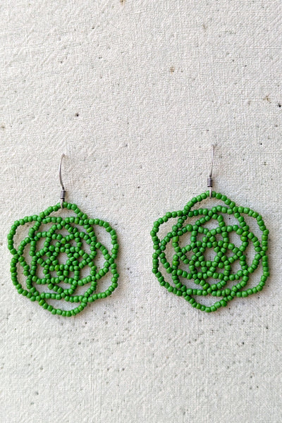 Green Earrings