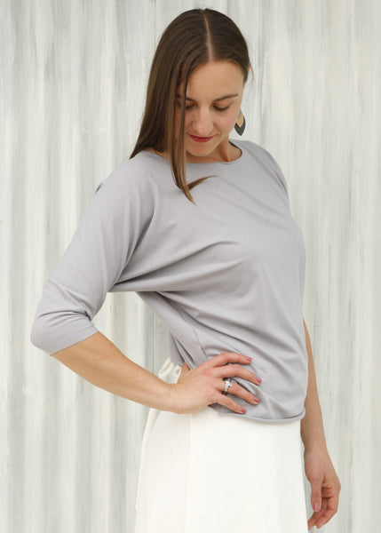 Frost Topaz Batwing Top