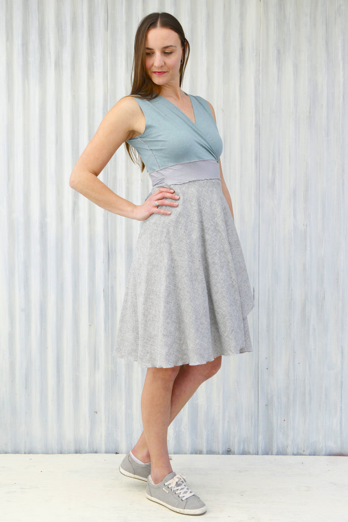 Noelle wrap orders dress