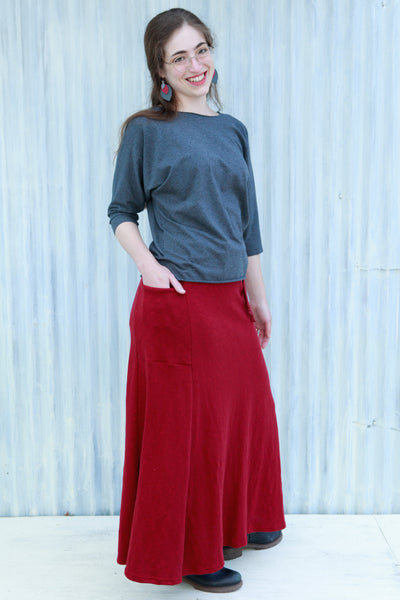Crimson Amina Skirt