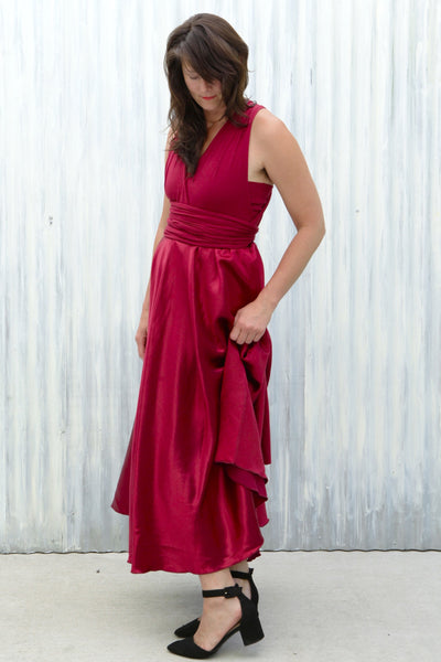 Red Adamine Infinity Dress
