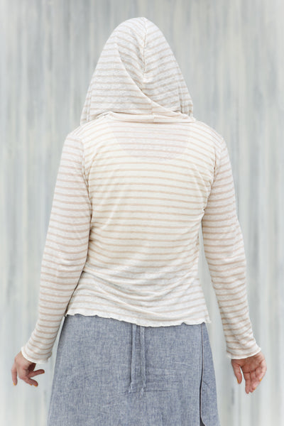 Peach Stripe Isabella Cardigan