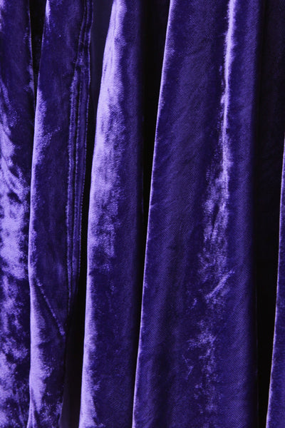 Indigo Velvet Capelet