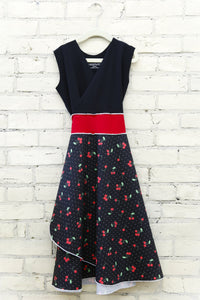 Black Cherry Wrap Dress (Juniors)