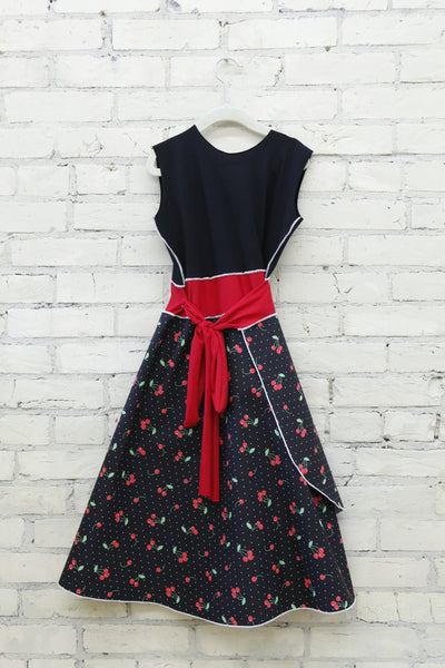Black Cherry Wrap Dress (Juniors)
