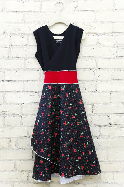 Black Cherry Wrap Dress (Juniors)