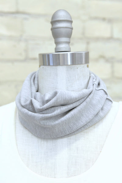 Light Gray Lucky Neck Warmer