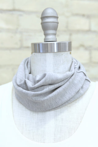 Light Gray Lucky Neck Warmer