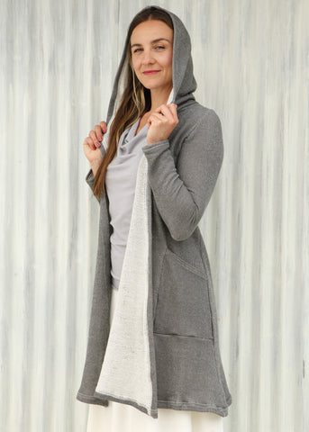 Light Gray Alexandra Duster