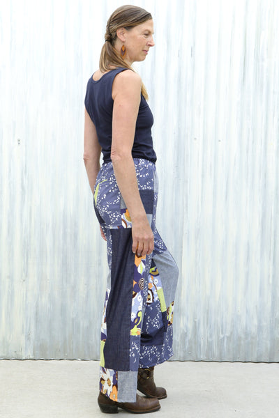 Flower Power Patchwork Pants