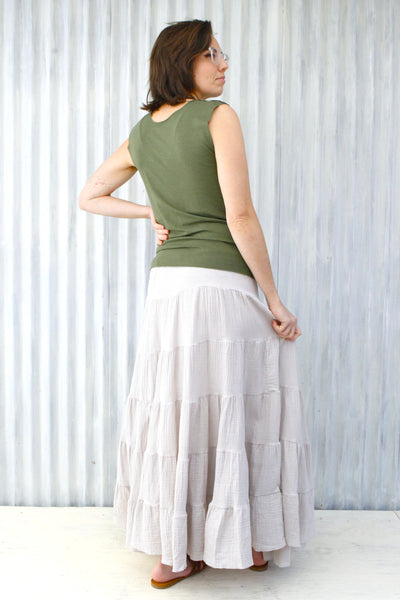 Marble Peasant Skirt