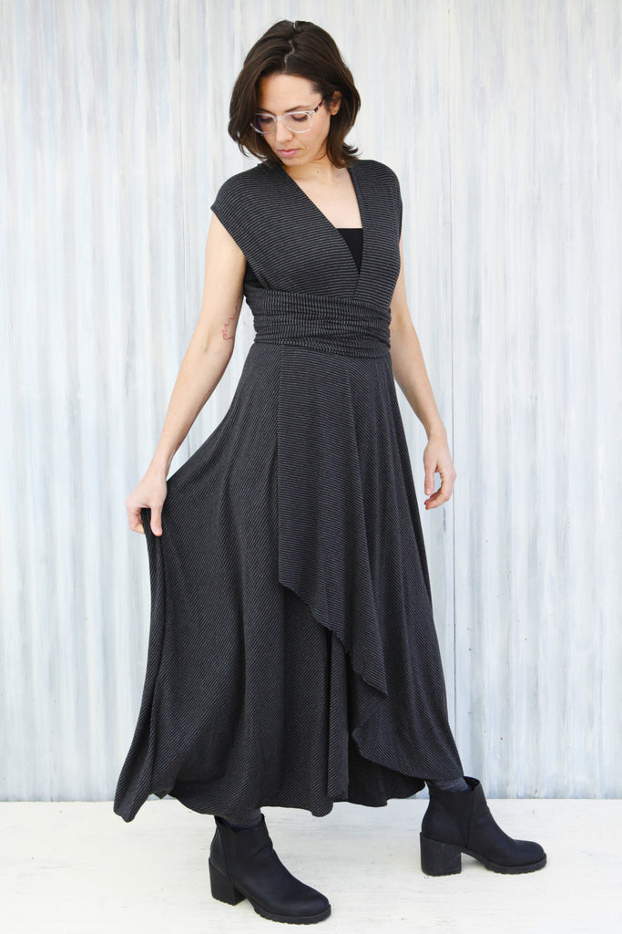Granite Stripe Infinity Dress Granite Stripe Infinity Dress