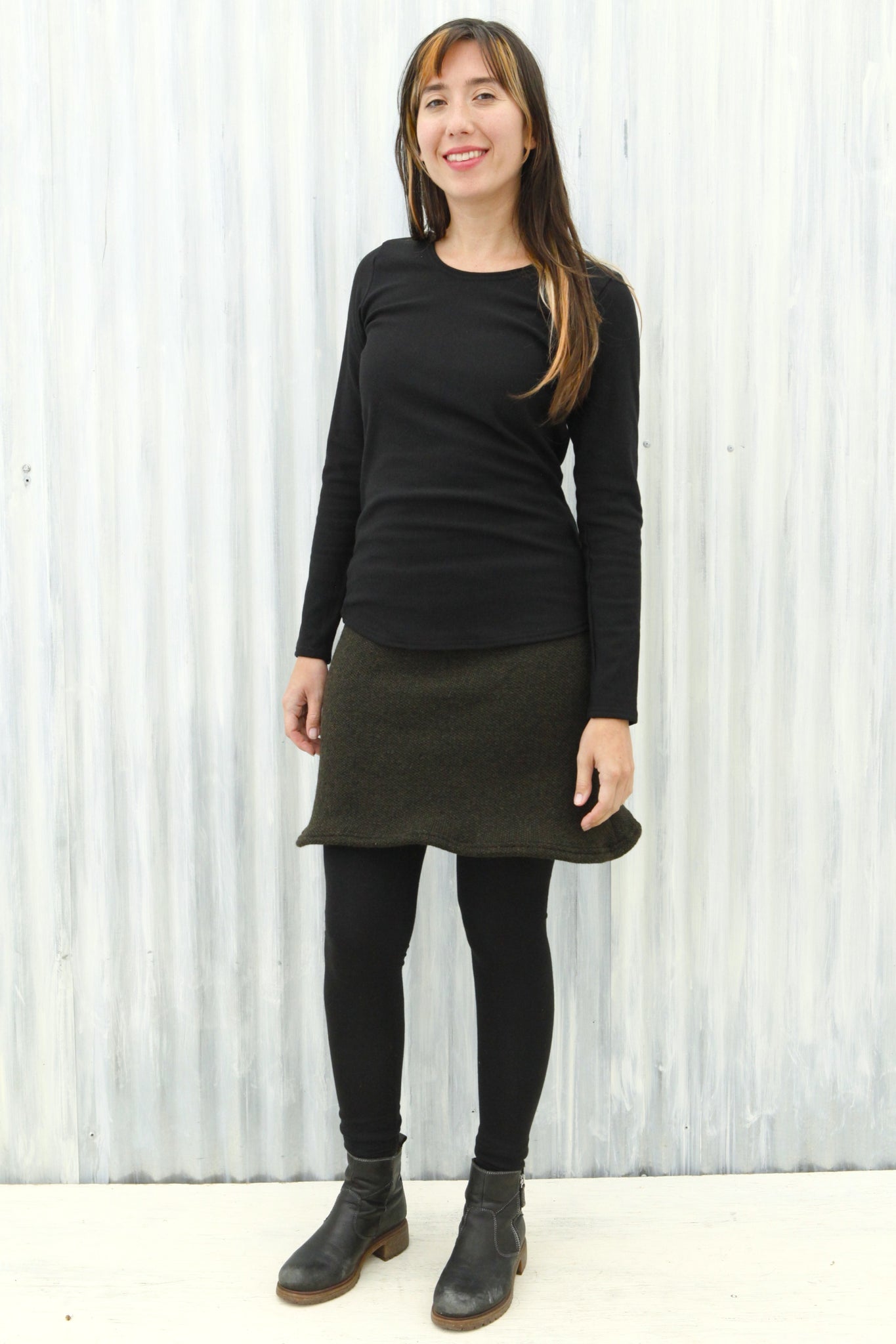 Dark Glade Sweater Skirt