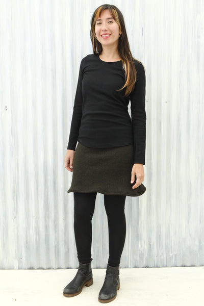 Dark Glade Sweater Skirt