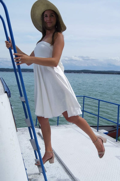 Natural Avita Infinity Dress