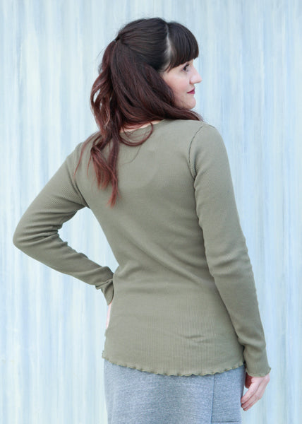 Olive Willow Top