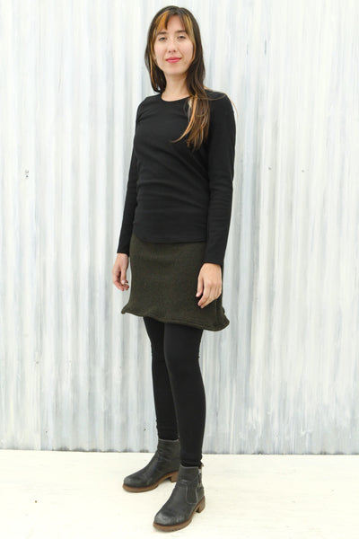 Dark Glade Sweater Skirt