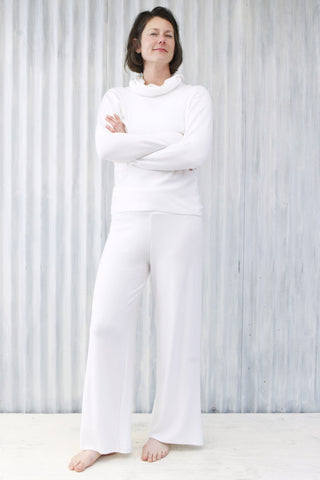 White Luxury Lounge Pants