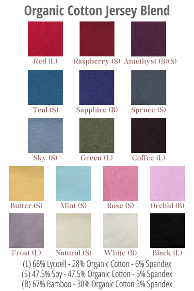 Organic Cotton Jersey Blend Samples