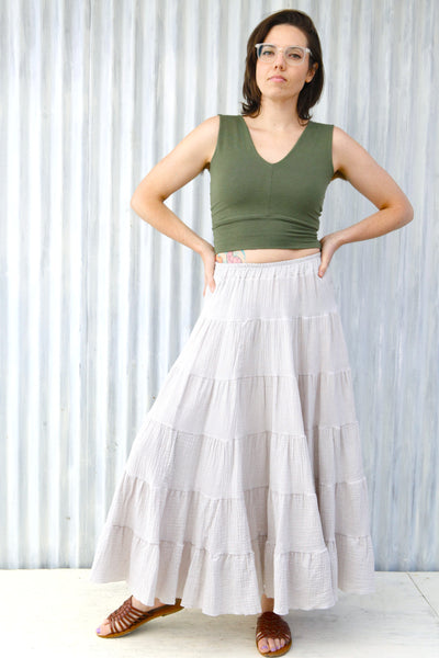 Marble Peasant Skirt