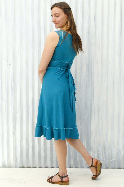 Turquoise Jasper Wrap Dress