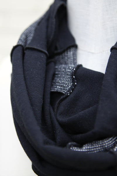 Black Alex Infinity Scarf