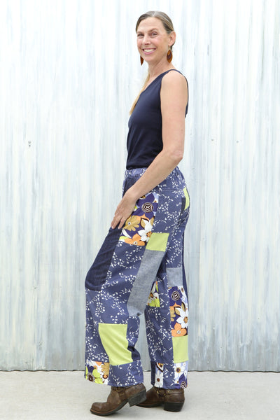 Flower Power Patchwork Pants