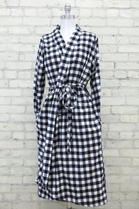 Plaid Robe