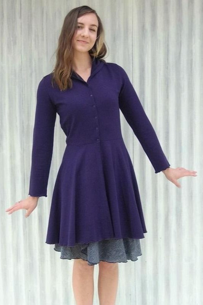 Purple Virginia Dress Coat