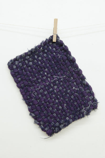 Amethyst + Navy Pot Holders