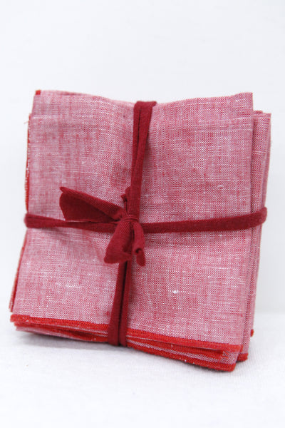 Red Denim Napkins