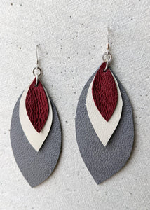 Red Drop Earrings