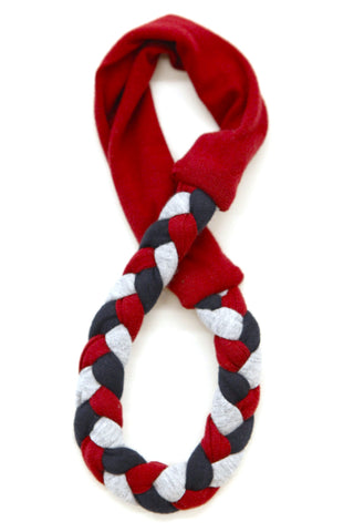 Summer Red Braided Headband