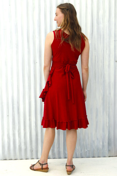 Red Jasper Wrap Dress