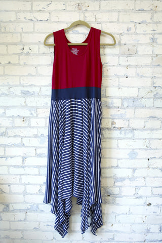 Red White & Navy Pixie Dress
