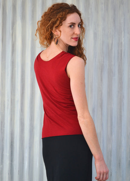 Red Lena Top