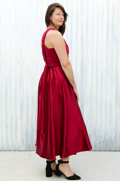 Red Adamine Infinity Dress