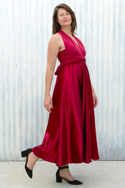 Red Adamine Infinity Dress