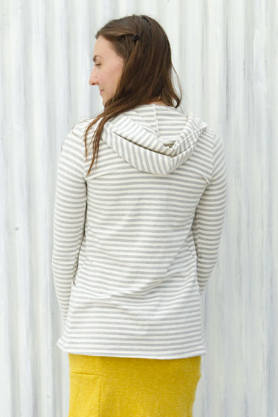 Natural Stripe Eli Cardigan