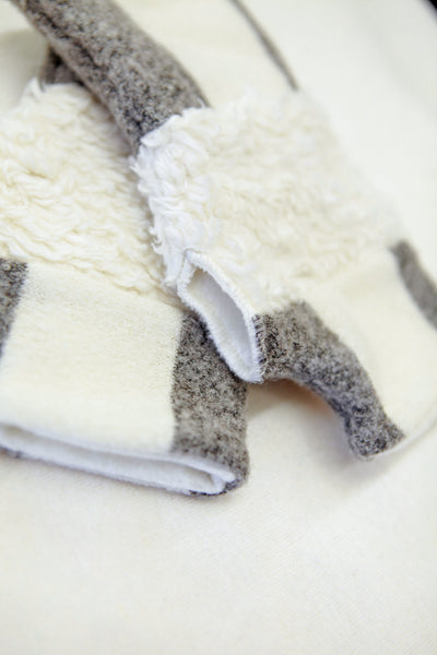 Stripe & Sherpa Arm Warmers