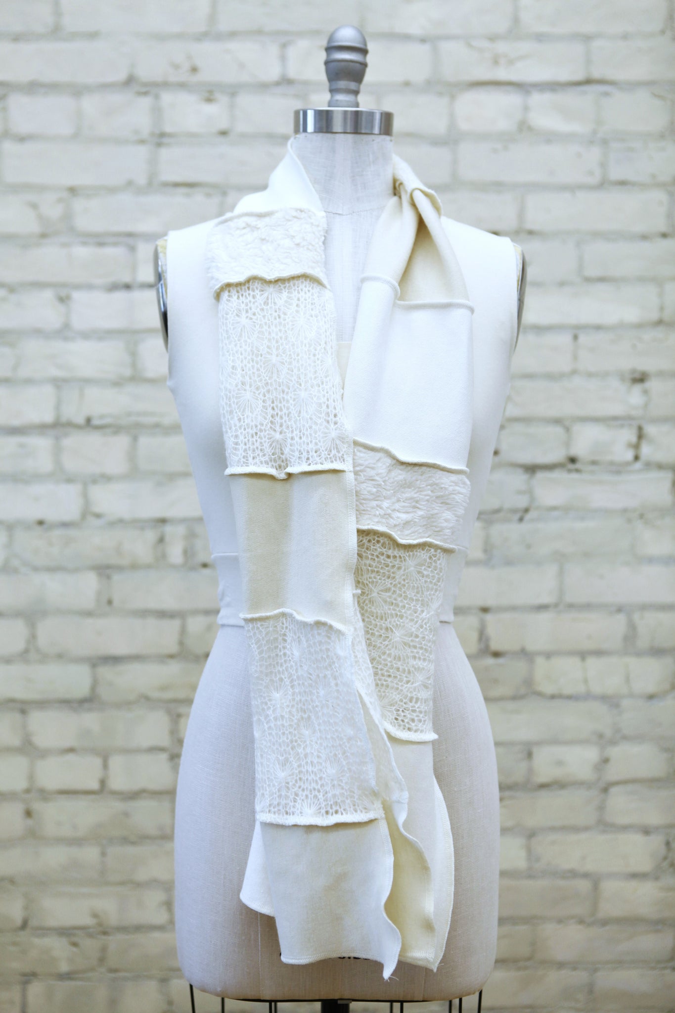 Snow Queen Patchwork Scarf