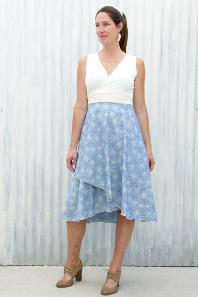 Blue Periwinkle Wrap Dress
