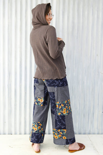 Sunflower Patchwork Pants