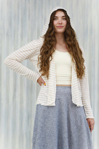 Peach Stripe Isabella Cardigan