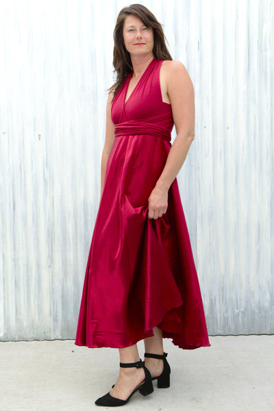 Red Adamine Infinity Dress